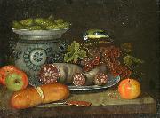 unknow artist Still life with sausages Germany oil painting artist